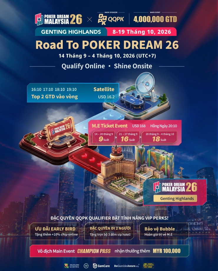 Đường tới POKER DREAM 26 | Genting
